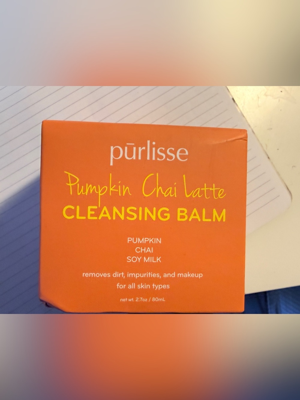 purlisse Pumpkin Chai Latte Cleansing Balm - Orange